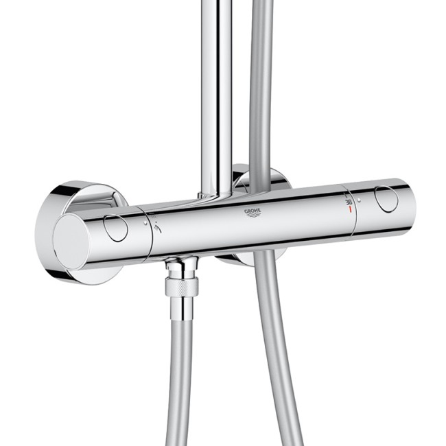 Grohe New Tempesta Cosmopolitan 210 Душова система з термостатом для настінного монтажу (27922001)