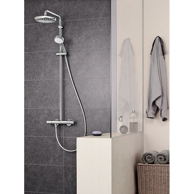 Grohe New Tempesta Cosmopolitan 210 Душова система з термостатом для настінного монтажу (27922001)
