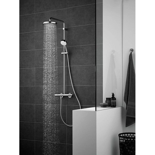 Grohe New Tempesta Cosmopolitan 210 Душова система з термостатом для настінного монтажу (27922001)