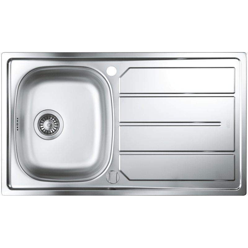 Grohe Мойка для кухни 860 x 500 мм с эксцентриком, 1 чаша, глянцевая (31552SD0)