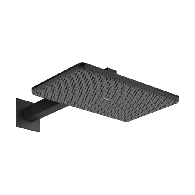 Верхний душ hansgrohe Raindance Alive Q, 210/340 1jet EcoSmart 24531670, черный матовый