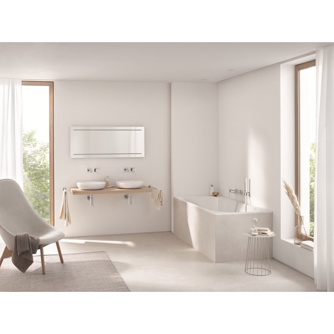Grohe Plus Смеситель однорычажный для ванны с душевым гарнитуром (33547003)
