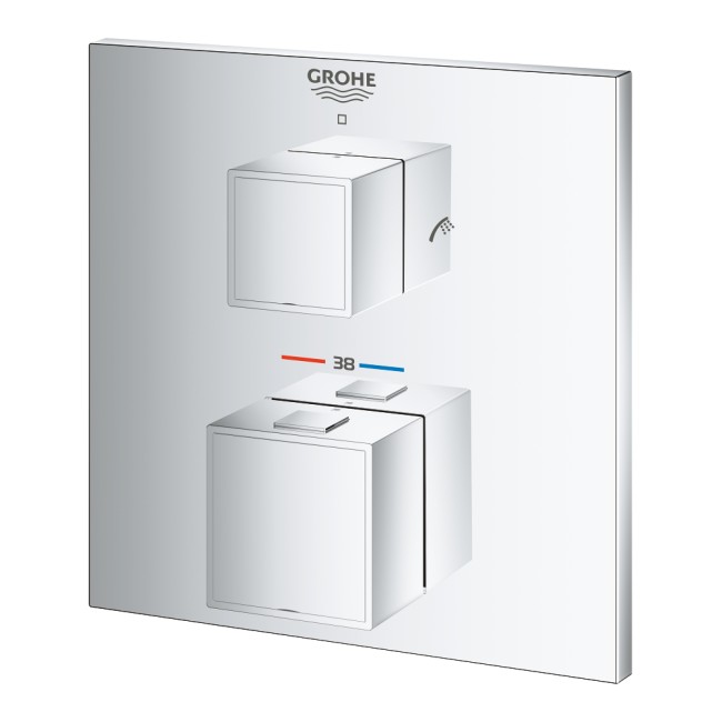Grohe Grohtherm Cube Термостат для ванны с переключателем на 2 положения (24155000)
