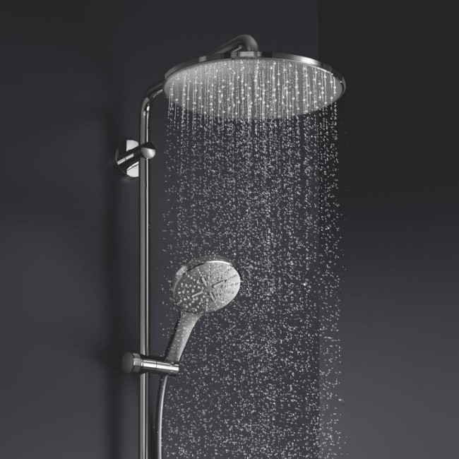 Grohe Rainshower Smartactive 310 Душова система з термостатом та виливом для настінного монтажу (26657000)