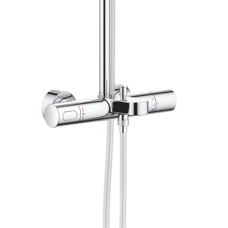 Grohe Rainshower Smartactive 310 Душевая система с термостатом и изливом для настенного монтажа (26657000)