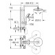 Grohe BauClassic 210 Душевая система с термостатом для настенного монтажа (26699000)
