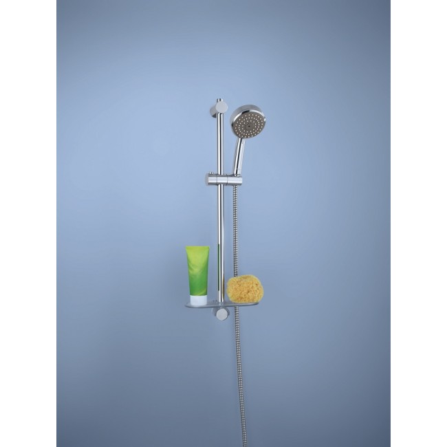 Душевая система hansgrohe Vernis Shape Showerpipe 230 1jet EcoSmart с термостатом для ванны 26098000 хром