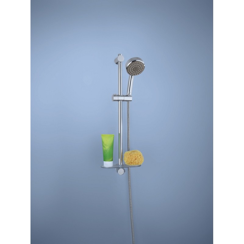 Душевая система hansgrohe Vernis Shape Showerpipe 230 1jet EcoSmart с термостатом для ванны 26098000 хром