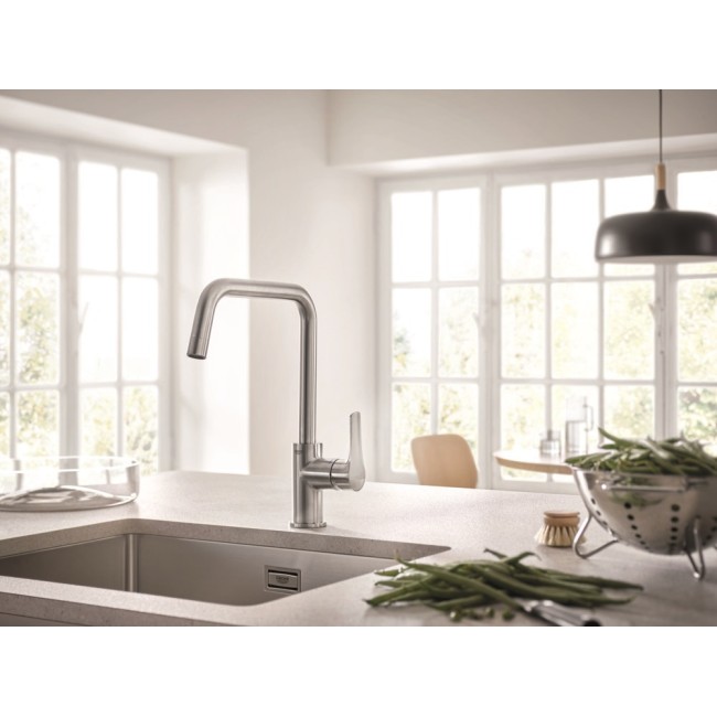 Grohe Мойка для кухни 550 x 450 мм, под столешницу, 1 чаша, матовая (31574SD1)