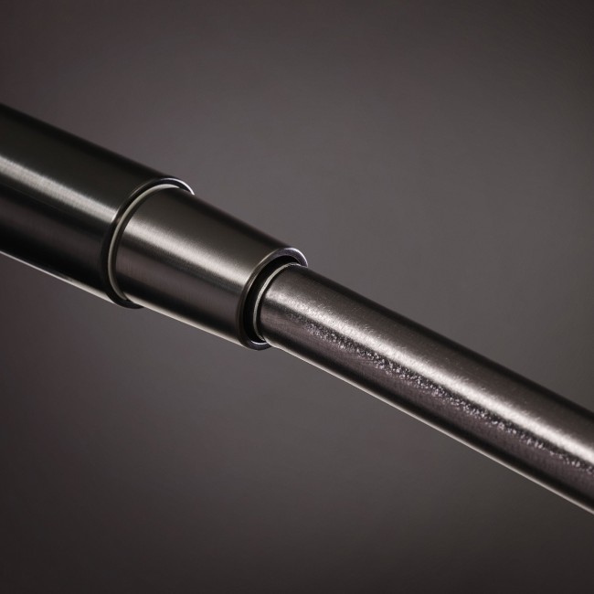 Душова система hansgrohe Raindance S 240 1jet PowderRain EcoSmart+ з термостатом, 28825340 чорний матовий хром