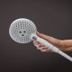 Душова система hansgrohe Raindance S 240 1jet PowderRain EcoSmart+ з термостатом, 28825700 білий матовий