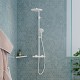 Душова система hansgrohe Raindance S 240 1jet PowderRain EcoSmart+ з термостатом, 28825700 білий матовий