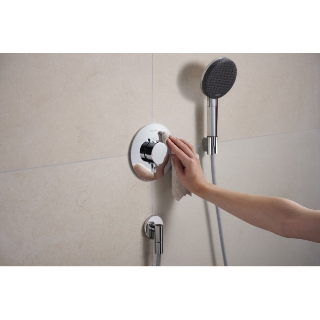 Шланговое подсоединение hansgrohe FixFit Fine S с обратным клапаном, 28882000 хром