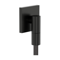 Шланговое подсоединение hansgrohe FixFit Fine E с обратным клапаном, 28883340 черный матовый хром