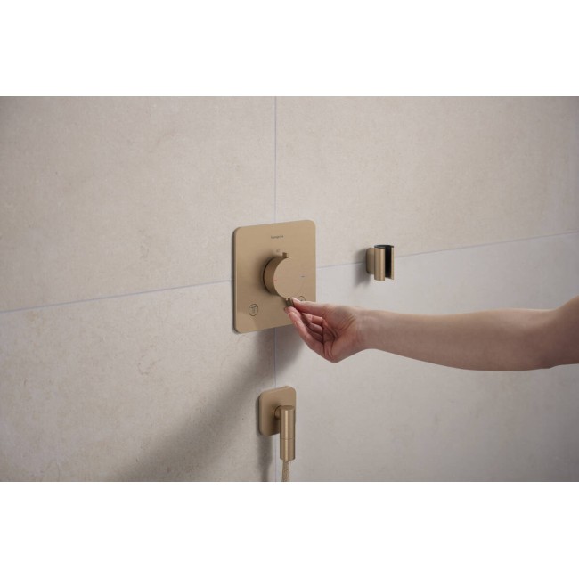 Держатель для ручного душа hansgrohe Porter Fine, 28885140 бронза