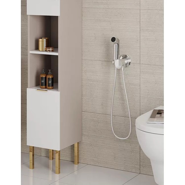 Гигиенический душ hansgrohe Bidette 1jet S со шлангом и держателем 29230140 бронза (на холодную или предварительно смешанную воду)