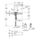 Grohe QuickFix Get E Інфрачервоний електронний змішувач для раковини (36366002)