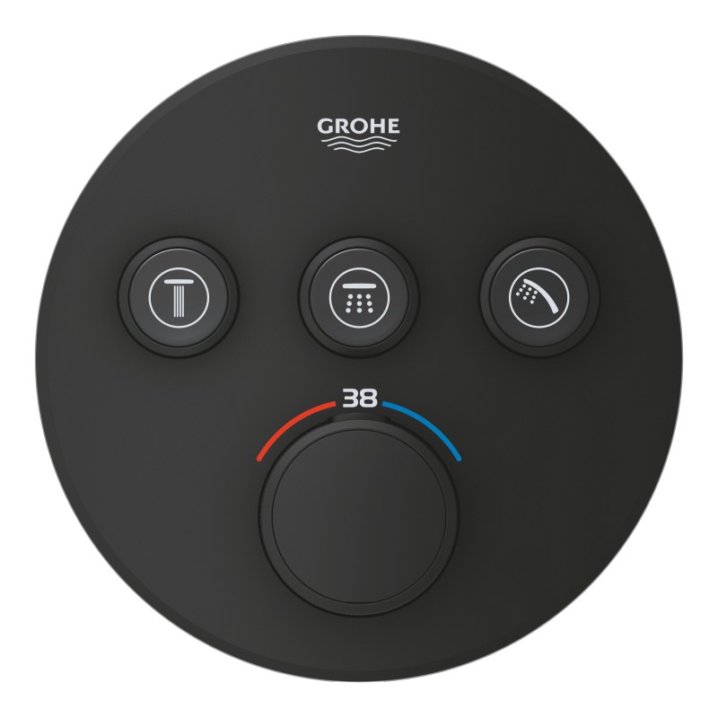 Grohe Grohtherm SmartControl Термостат для встраиваемого монтажа на 3 выхода (29508KF0)
