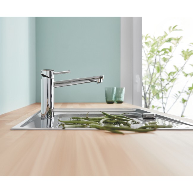Grohe BauClassic Смеситель однорычажный для мойки (30576000)