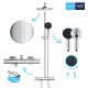Grohe QuickFix Vitalio Start 250 Душова система з термостатом для настінного монтажу (26677001)
