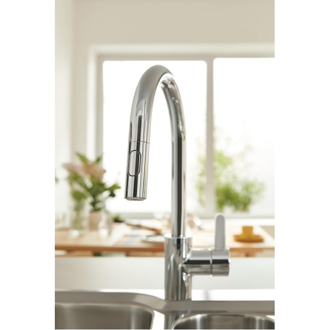 Grohe Via Cosmo Одноважільний змішувач для мийки (30612000)