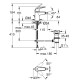 Grohe Eurosmart Смеситель однорычажный для биде S-Size (329292433)