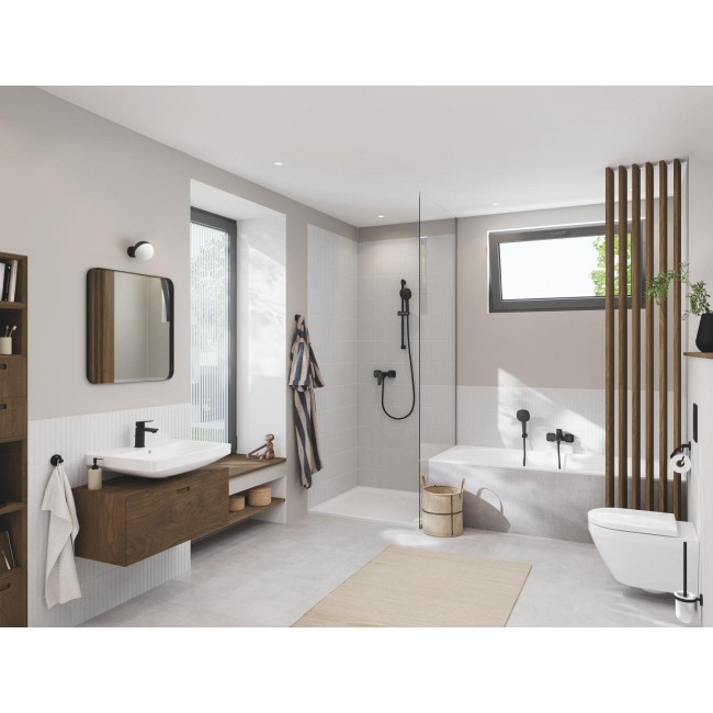 Grohe Cubeo Однорычажный смеситель для душа с душевым гарнитуром (1018252430)