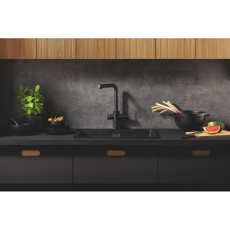 Grohe Blue Pure Minta смеситель с фильтром обратного осмоса Ecosoft P'URE AQUACALCIUM Mint (MO67530590KF)