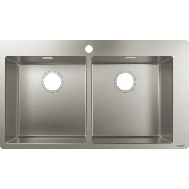 Мийка для кухні hansgrohe S71 S711-F765 43303800 сталь