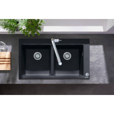 Мойка для кухни hansgrohe S51 S510-F770, черный графит 43316170