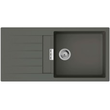 Мийка для кухні hansgrohe S52 S520-F480 43358290 з сушилкою зліва, сірий камінь