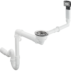 Сифон для мойки hansgrohe D16-10, хром 43927000