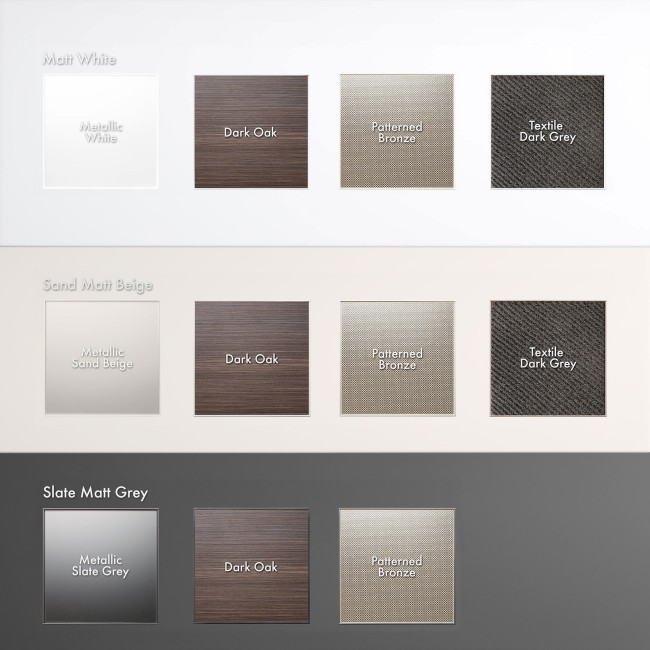 Тумба Xevolos E 580/475, с двумя выдвижными ящиками, 54177730 Slate Matt Grey / Dark Oak