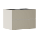 Тумба Xevolos E 780/550, з 2 шухлядами для столешні з вирізом посередині, 54188390 Sand Matt Beige