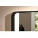 Зеркало Xarita Lite Q 500 / 700 с боковыми LED светильниками, черный матовый 54961670