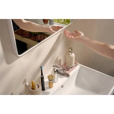 Зеркало Xarita Lite Q 600/30 с LED подсветкой и ИК-датчиком, белый матовый 54970700