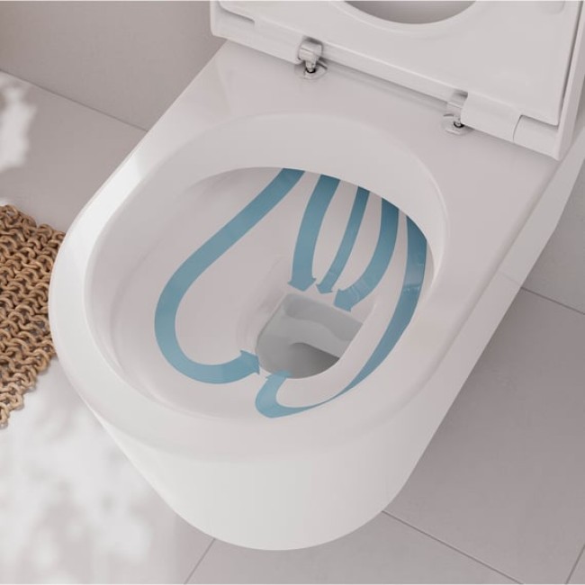 Унитаз подвесной hansgrohe EluPura S AquaFall Flush 60292450 с сиденьем и крышкой