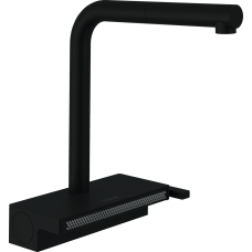 Змішувач hansgrohe Aquno Select M81 для кухонної мийки з висувним душем, чорний матовий 73836670