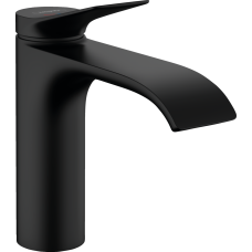 Змішувач hansgrohe Vivenis CoolStart для раковини без зливного гарнітуру, чорний матовий 75024670