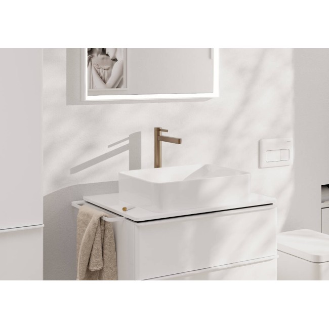 Змішувач hansgrohe Finoris CoolStart для раковини зі зливним гарнітуром, бронза матовий 76072140