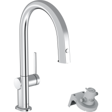 Змішувач hansgrohe Aqittura M91 FilterSystem 210 для кухонної мийки, хром 76803000