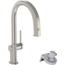 Змішувач hansgrohe Aqittura M91 FilterSystem 210 для кухонної мийки, під сталь 76803800