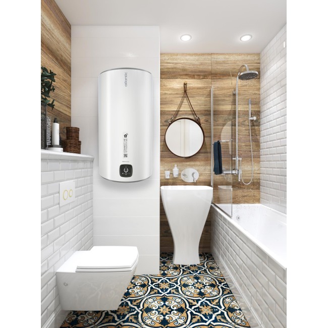 Водонагреватель бытовой электрический Atlantic Steatite Genius WI-FI VM 080 D400S-3E-CW