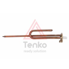 Тэн 2,0 кВт, фланец, гнутый, под анод М6