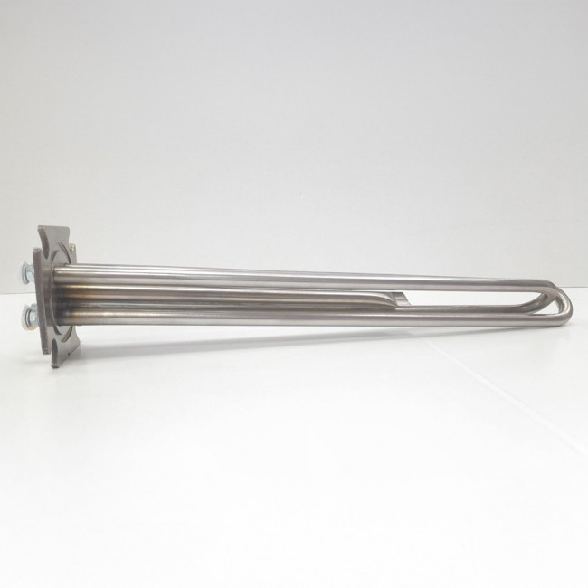 Блок ТЭН 4500 Вт. фланец 65х65 мм прямой нерж.