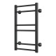 Электрический полотенцесушитель Atlantic Dalia черный 720х500х105мм 100 Вт