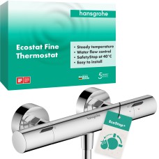 Змішувач із термостатом для душу hansgrohe Ecostat Fine 13324000