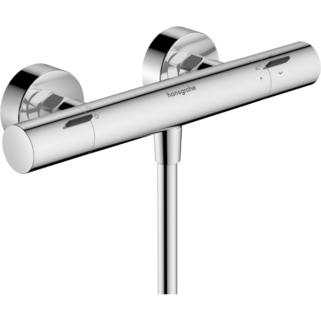 Змішувач із термостатом для душу hansgrohe Ecostat Fine 13324000