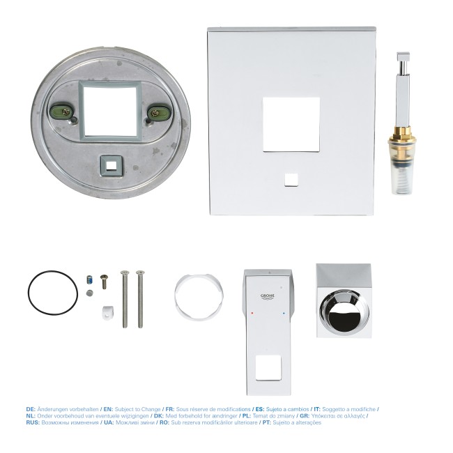 Grohe Eurocube Смеситель однорычажный для ванны, внешняя часть (19896000)