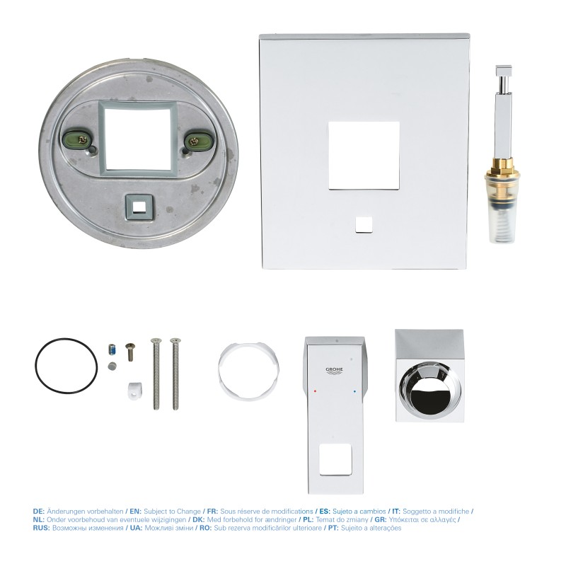 Grohe Eurocube Смеситель однорычажный для ванны, внешняя часть (19896000)
